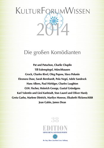 Band 38 - KulturForumWissen 2014 - Die groen Komdianten